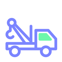 Crane truck icon