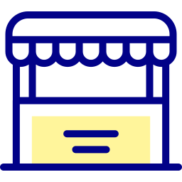 Food stand icon