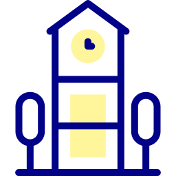 relógio da torre Ícone