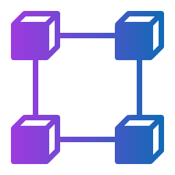 blockchain icoon