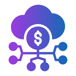 minería en la nube icono