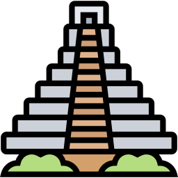 pyramide de chichén itzá Icône