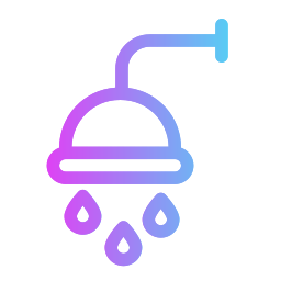 Shower bag icon