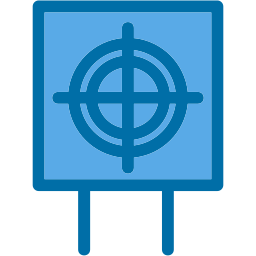 Shooting target icon