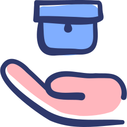 Handle with care icon