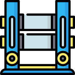 Rolling machine icon