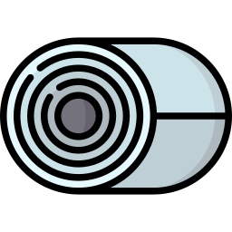 Rolled steel icon