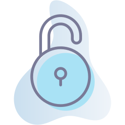 Open lock icon