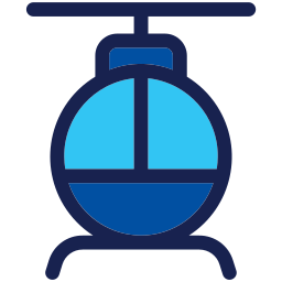 helicóptero icono