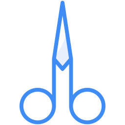 Nail scissors icon