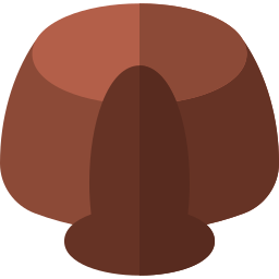 tarta de chocolate fundido icono