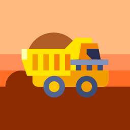 Dump truck icon