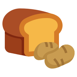 Potato bread icon