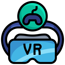 jogo de realidade virtual Ícone