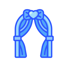 Wedding arch icon