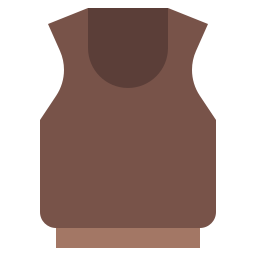 camiseta sin mangas icono