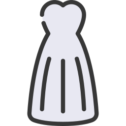 robe de mariée Icône