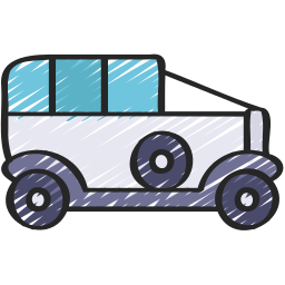 Wedding car icon