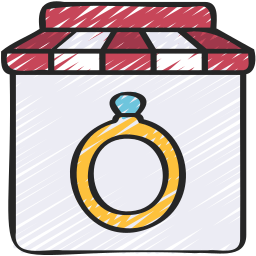 Jewelry shop icon