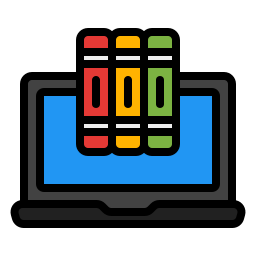 Digital library icon