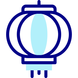Бумажный фонарь иконка