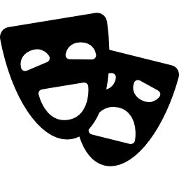 máscaras de drama Ícone