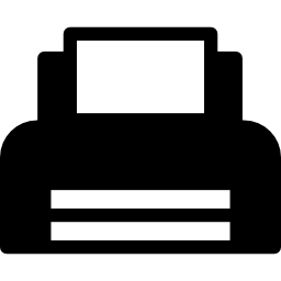 impresora de escritorio icono