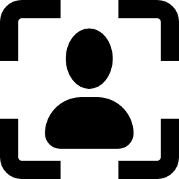 User Profile in a Square icon