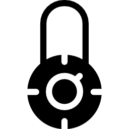 cerradura de combinación icono