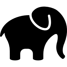 Éléphant seul Icône