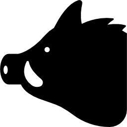 cabeza de cerdo icono