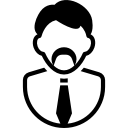 User with Moustache icon