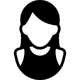 Девушка с длинными волосами иконка