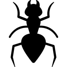 hormiga roja icono