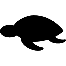 zwemmende schildpad icoon