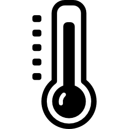 hoge temperatuur icoon