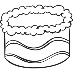 dekorierter kuchen icon