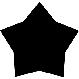 forma de estrella icono