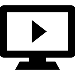 Воспроизвести видео на экране иконка