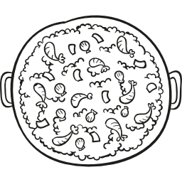 paella z parwnami ikona