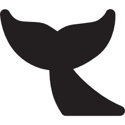 coda di balena icona