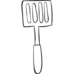 utensilio de espátula icono