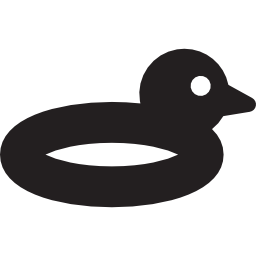 flotador de pato icono