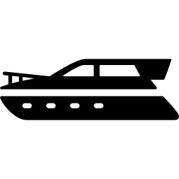 Яхтенная лодка иконка
