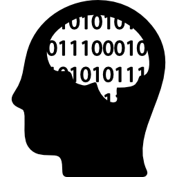Binary thinking icon