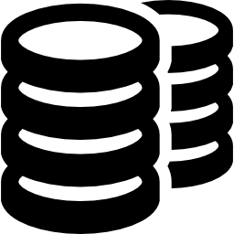 simbolo di database icona