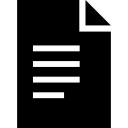 Text Document with Lines icon