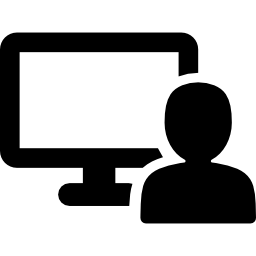 usuario de computadora icono
