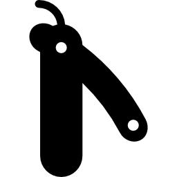 coltello da barbiere icona