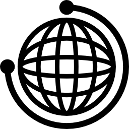Глобус связи иконка